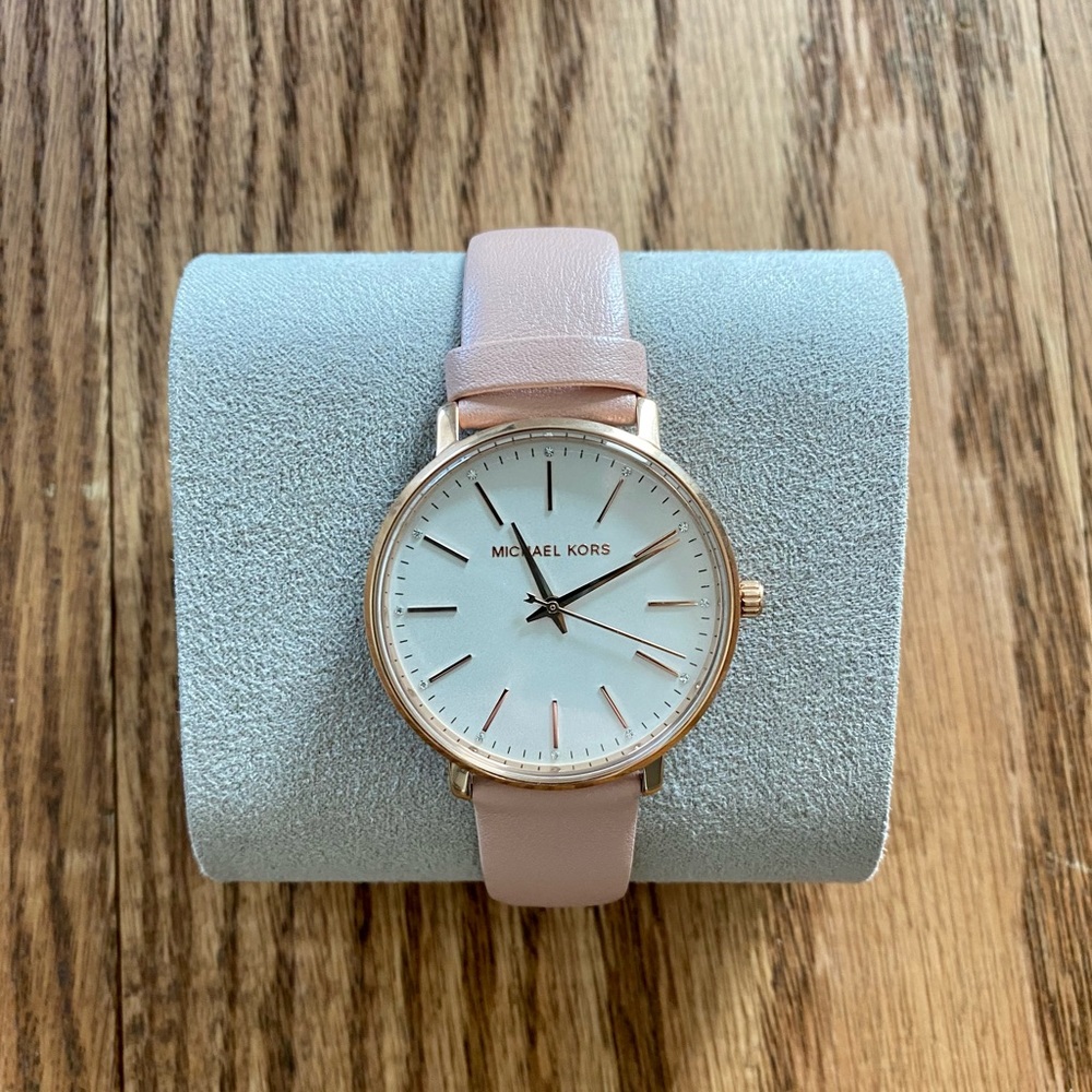 Michael Kors Pink & Rose Gold Watch